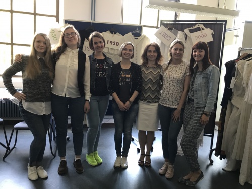 Группа новгородских студентов на театральном фестиваля в г.Билефельд