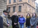 Экскурсию для студентов-экологов проводит директор музея С.В.Хлебников 6.11.2013г.