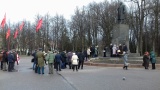 Возложение цветов к инициатору празднования Дня Советской Армии к памятнику В.И.Ленина