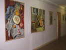 Выставка студенческих работ кафедры изобразительных искусств в холле ИНПО