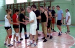 Волейбольный матч 2012 между преподавателями  и студентами ИМО.Приветствие