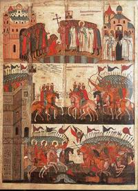 The Battle of the Novgorodians and the Suzdalians (The Miracle of the Icon "Our Lady of the Sign"), 1460s