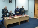 Встреча с ветеранами в предверии 23 февраля.Ветеранов поздравили цветами