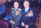 Учитель Г.Н. Вяйзенен и ученик В.А. Самойленко - ветераны НовГУ