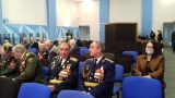 Гости праздника в зале ПТК 10  арепеля 2021 года. Ветеран труда (справа) к.э.н.Борисова Лариса Клавдиевна