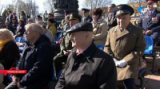 Гвардии майор Самойленко В.А. на трибуне во время Парада в честь Великой Победы над фашизмом