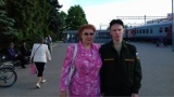 Николаева Надежда Ивановна провожает внука  Ивана в армию. Июнь 2019 год