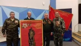 Соколов Г.А. и Глушенков Н.И. с делегатами Шимского отделения Союза ветеранов