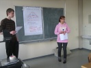 Защита проекта. Русские студенты Д. Ширин и Т. Антонова - участники проекта "Двойной диплом"