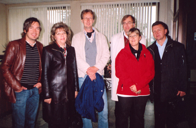 Е.В. Иванова, НовГУ (вторая слева) с гостями из Швеции.